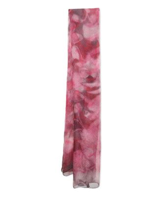 Gucci printed scarf - women - Silk - One Size - Pink