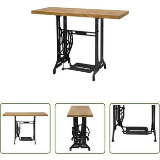 vidaXL Tavolo consolle macchina da cucire - Tavolo Consolle Stile Macchina da Cucire 110x40x75 cm