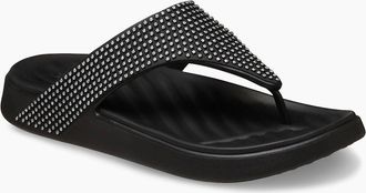 Crocs Womens Crocs Getaway Triangle EVA Womens Black Sandals - Size: 5