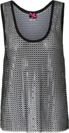 Pinko Pinko, Tops, Dames, Zwart, S, Dian Tank Top