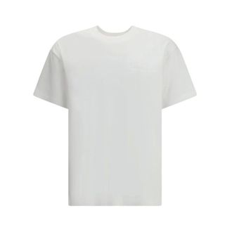 Givenchy T-Shirts, male, White, Size: XL Cotton Crew Neck T-Shirt