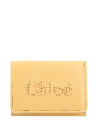 Chlo&eacute; Yellow Leather Trifold Wallet Sense, Never Carried (Authentic Pre-Loved)