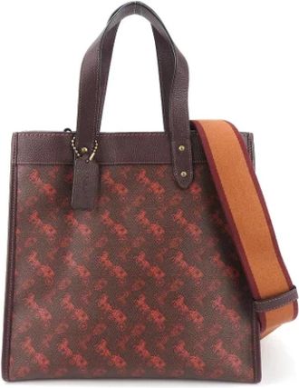 Coach Pre-owned Canvas totes - Dames - Vintage Shopper - Bruin - ONE Size - Vintage