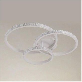 Trade Shop Trade Shop - Copy Of Plafoniera Led 24w Cerchio Effetto Cristallo Bianco Luce Fredda Calda Naturale 31715