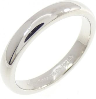 Tiffany & Co. Silver Platinum 950 Band Ring (Pre-Owned)