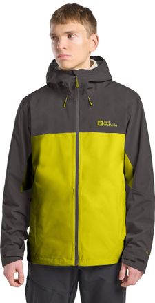Jack Wolfskin Funktionsjacke JACK WOLFSKIN WEILTAL 2L JKT M, Herren, Gr. XXL (58), gr&uuml;n (chartreuse), Oberstoff: 100% POLYESTER. Kontrastmaterial 1: 100% POLYESTER.