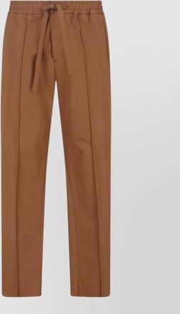 Valentino straight trousers side pockets button detail