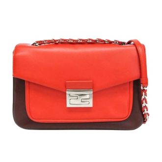 Fendi Pre-owned Cross Body Bags, female, Multicolor, Size: ONE SIZE Pre-owned 8Br677 Shoulder Bag