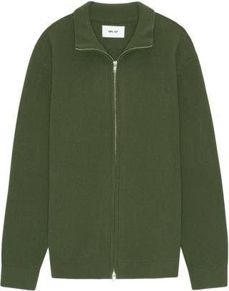 Nn.07 Danny 6429 Zip Cardigan in Dark Army at Nordstrom Rack, Size Small