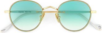 Eyepetizer Cinq C.4-P-S-21 Mens Sunglasses Gold Size 47