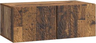 vidaXL Mueble De Tv De Pared 59,5 X 41 X 30 Cm Madera Envejecida Vidaxl