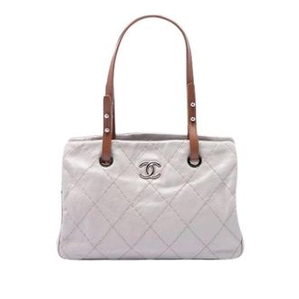 Chanel Pre-owned On The Road - Dames - Pre-owned - Wit - Maat: ONE Size Leer