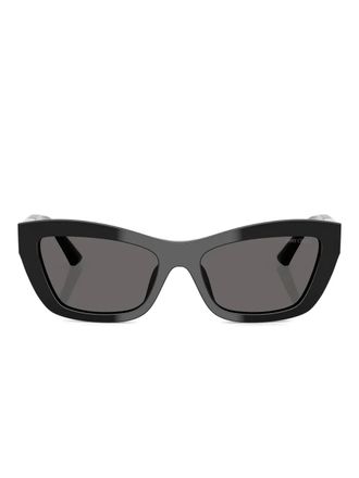 Jimmy Choo Eyewear Occhiali da sole JC5030U cat-eye - Nero