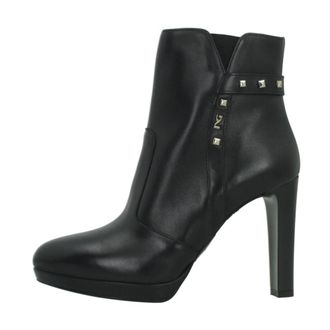 Nero Giardini I617810De Enkellaars met hak - Dames - Schoenen - Zwart - Maat: 38 EU Zijde