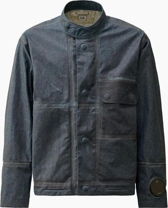 C.P. Company Mens TOOB-Two Watchviewer Lens Jacket - Grey - Size: 40/Regular