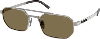 Prada PR D53S Sunglasses - male - Prada - Sunglasses - Gray - 55 MM - Accessories