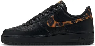 Nike Womens Air Force 1 07 SE Shoes in Black | IX5098-001