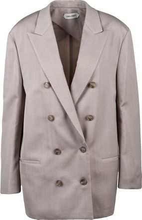 Alberta Ferretti Dubbele Jas - Dames - Blazers - Roze - XS - Wol - Jassen