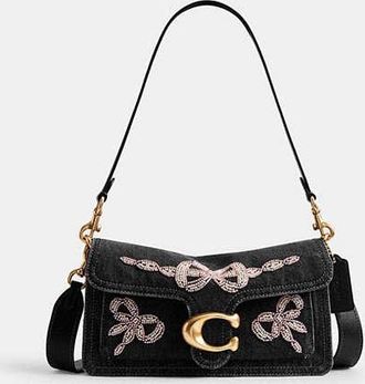 Coach Tabby Shoulder Bag 26 With Beaded Bows