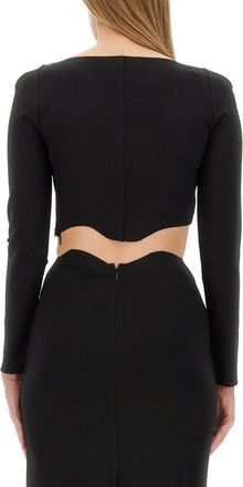 Staud Viscose Blouse - Black
