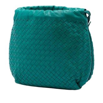 Bottega Veneta Bolso Cruzado Nappa Tejido Pre-owned - Pre-owned - Mujer - Verde - ONE SIZE