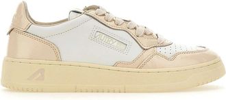 Autry Medalist Low - Dames - Sneakers - Wit - 39 EU - Katoen - Schoenen