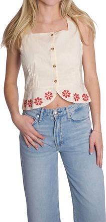 Ciao Lucia Timir Top In Ivory