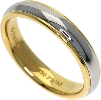 Tiffany & Co. Yellow Gold (18K) Platinum 950 Band Ring (Pre-Owned)