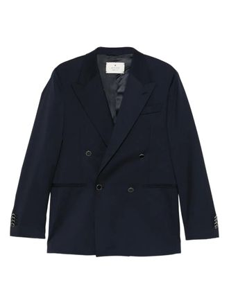 Manuel Ritz double-breasted button-up blazer - Blue