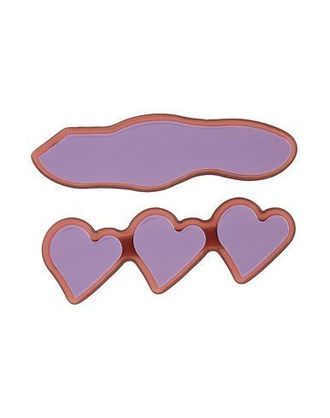 8 by YOOX RESIN HEARTS HAIRCLIP SET