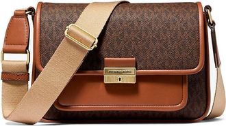 Michael Kors Brown Canvas Crossbody Womens Bag