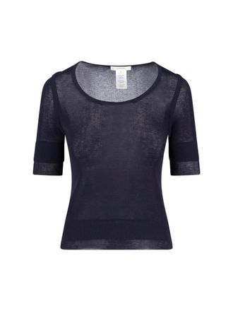 Christophe Lemaire T-Shirt In Viscosa E Seta