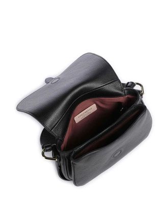 Coccinelle Womens Handbag Black Micro Grainy Leather Bags - Handbags