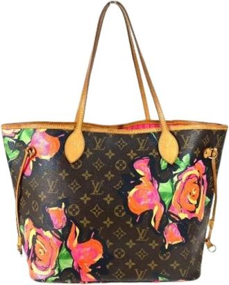 Louis Vuitton Pre-owned Tote Bags, female, Multicolor, Size: ONE SIZE Pre-owned Neverfull MM Tote Bag