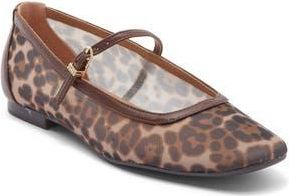 Dolce Vita Avrie Mesh Mary Jane Flat in Leopard Mesh at Nordstrom Rack, Size 9.5