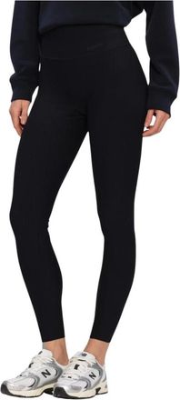 Bj&ouml;rn Borg Studio Ribbed Tights - Dames - Trainingsleggings - Zwart - S - Fitness