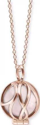 Engelsrufer Womens ERN-HEALPARA-RQ-XS-R Ladies Paradise Necklace - Rose Gold Sterling Silver - One Size