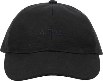 A.P.C. Black Charlie Logo Baseball Hat
