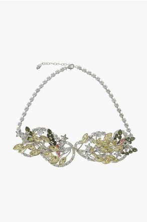 Dsquared2 Metal Necklace Embellished with Crystals size One Size