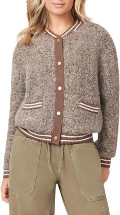 Scotch & Soda Boucl&eacute; Bomber Jacket in Medium Brown at Nordstrom Rack