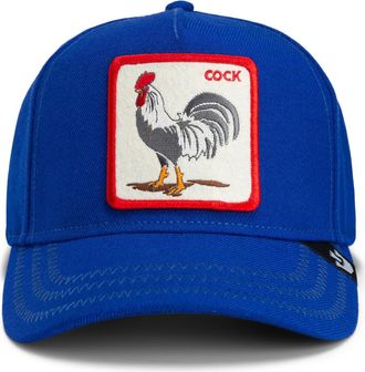 Goorin Brothers Rooster 100 Patch Snapback Hat in Blue at Nordstrom Rack