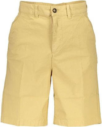 North Sails Beige Bermuda Shorts met knoop en rits - Heren - Korte Broeken - Beige - W33 - Korte Broeken
