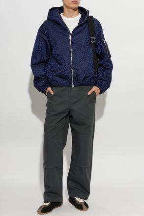 Kenzo Hooded Jacket, Mens, Navy Blue