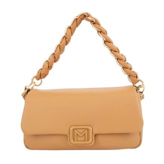 Marella Beige Handtas Stijlvolle Modieuze Accessoire - Dames - Handtassen - Beige - ONE Size - Polyester - Tassen