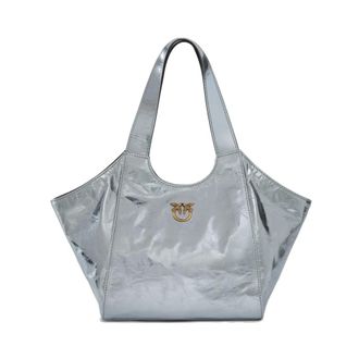 Pinko Pinko - Tote Mini Tas - Dames - Tassen - Grijs - Maat: ONE Size