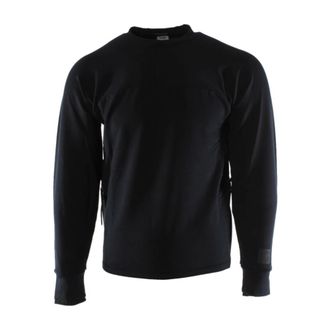 C.P. Company Long Sleeve Tops, male, Blue, Size: XS Blue Sweater with Elastane