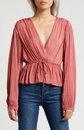 Area Stars Eloise Faux Wrap Top in Pink at Nordstrom Rack, Size X-Small