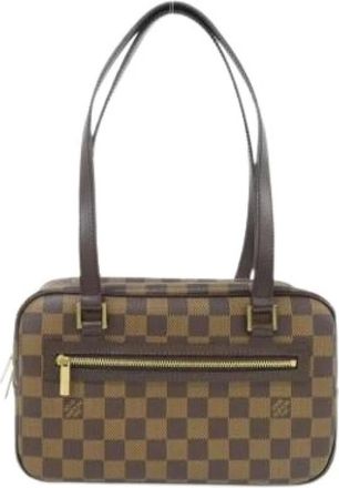 Louis Vuitton Pre-owned Shoulder Bags, female, Brown, Size: ONE SIZE Pre-owned Cite MM Shoulder Bag
