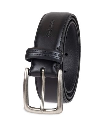 Columbia Mens Trinity Logo Belt-Casual Dress with Single Prong Buckle for Jeans Khakis, Black, 44W