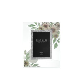BELTRAMI Portafoto fiori foto 9x13 cm Beltrami con argento Miro Silver